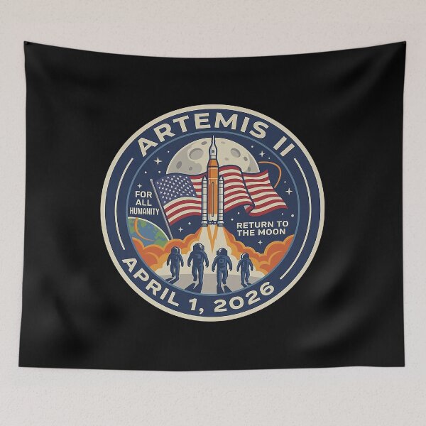 Item preview, Artemis II Mission Shirt - Return to the Moon 2026 designed and sold by Hoahip.