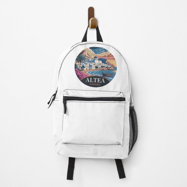 Item preview, Altea España: Mediterranean Coastal Art Badge designed and sold by CircinusStore.