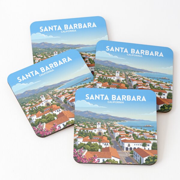 Item preview, Santa Barbara California - Travel Art designed and sold by Marciolini.