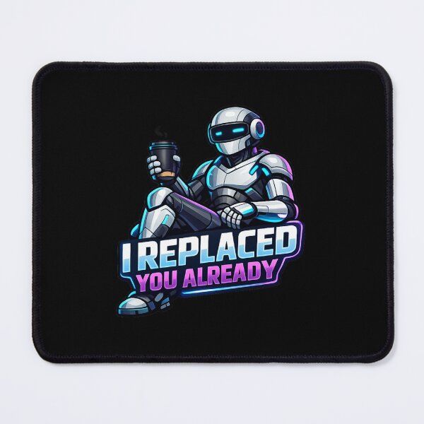 Item preview, AI Replaced Me - Future of Tech Graphic Art designed and sold by irfanshikh.