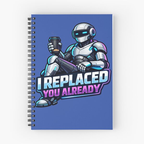 Item preview, AI Replaced Me - Future of Tech Graphic Art designed and sold by irfanshikh.