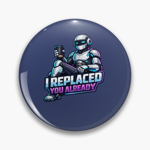 Item preview, AI Replaced Me - Future of Tech Graphic Art designed and sold by irfanshikh.