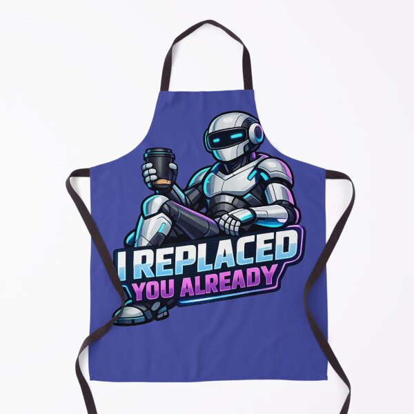 Item preview, AI Replaced Me - Future of Tech Graphic Art designed and sold by irfanshikh.
