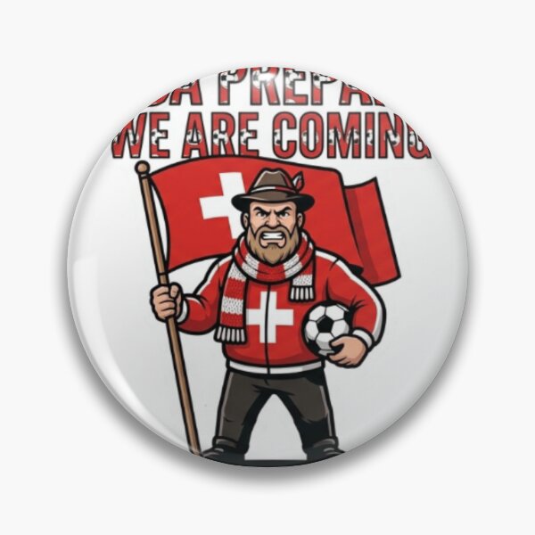 Item preview, Switzerland Soccer Fans 2026 Sticker We Are Coming designed and sold by Imaginarium of Chaos falcon88 .