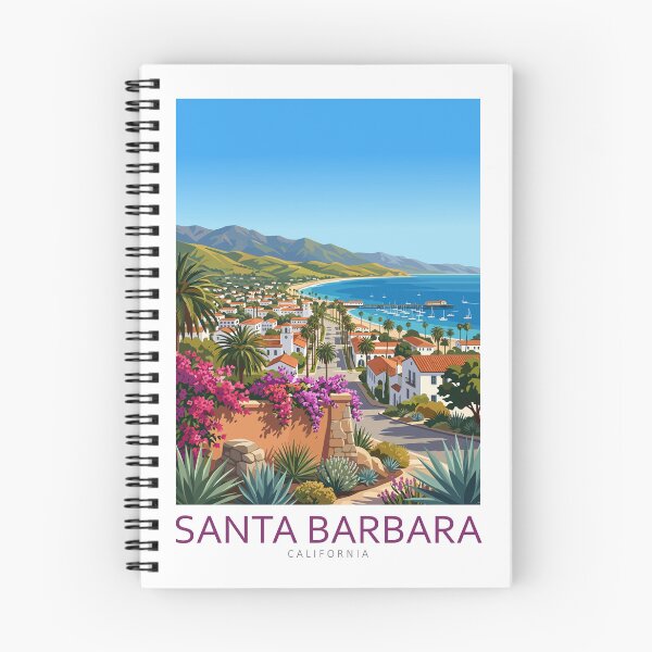 Item preview, Santa Barbara California - Travel art designed and sold by Marciolini.