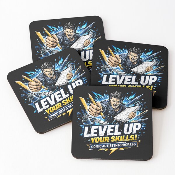 Item preview, Level Up Your Skills - Comic Artist in Progress designed and sold by SidTastic .