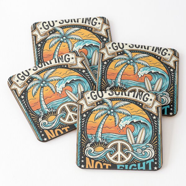 Item preview, Surfing Against War For Peace Freedom Love designed and sold by MasterShong.