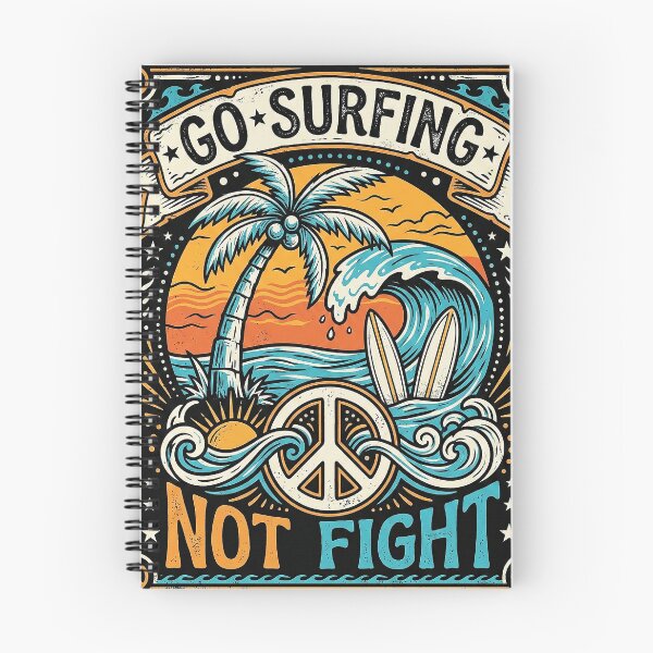 Item preview, Surfing Against War For Peace Freedom Love designed and sold by MasterShong.