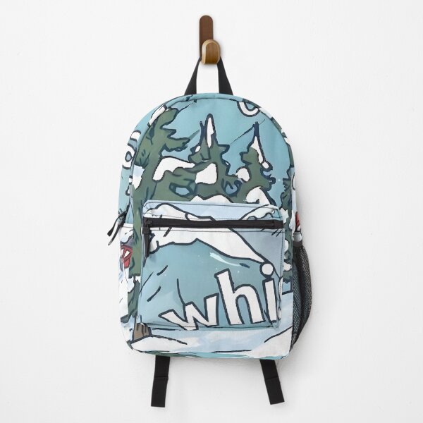 Item preview, Whistler BC Canada Cute Snowboarding Bear Retro Landscape designed and sold by HowToCanadian.