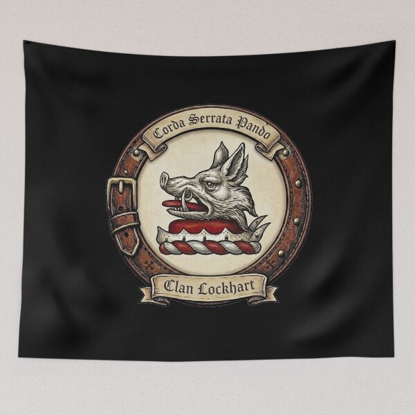 Item preview, Clan Lockhart Crest designed and sold by BagTown Clans.