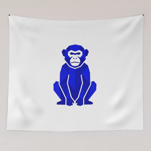 Item preview, Powerful Ape Sticker – Minimalist Geometric Art for Gym and Fitness designed and sold by bsbd-action.