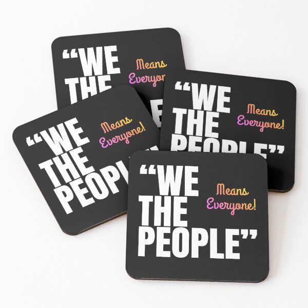 Item preview, We The People - Means Everyone designed and sold by ActOutTees.