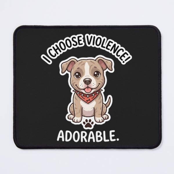 Item preview, I Choose Violence - PitBull designed and sold by SnowballBunny.