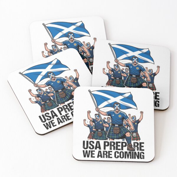 Item preview, Scotland Soccer Fans 2026 Sticker We Are Coming designed and sold by Imaginarium of Chaos falcon88 .