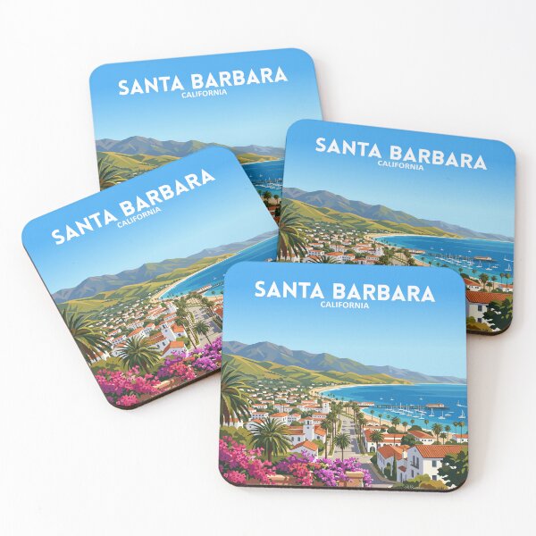 Item preview, Santa Barbara California - Travel Art designed and sold by Marciolini.