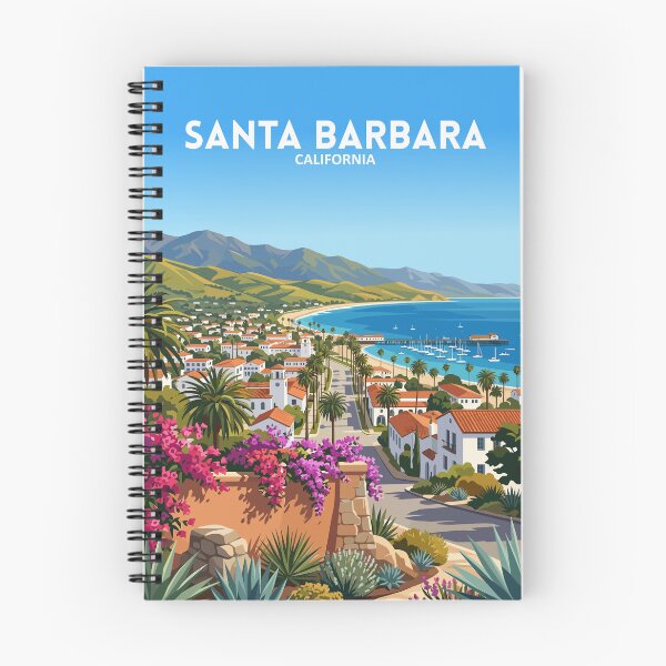 Item preview, Santa Barbara California - Travel Art designed and sold by Marciolini.