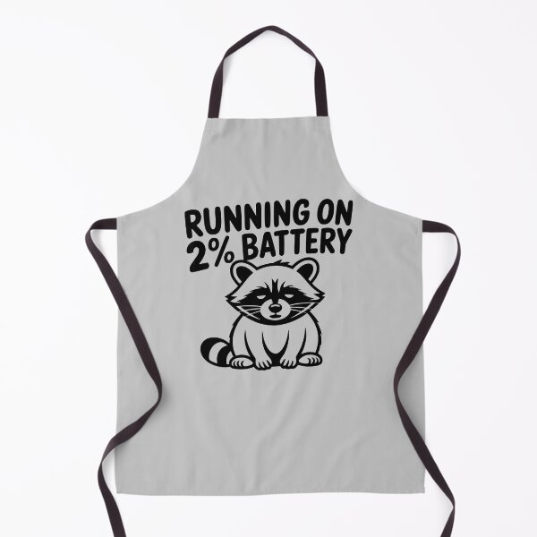 Item preview, Running on 2 Percent Battery Tired Raccoon designed and sold by MavtM.