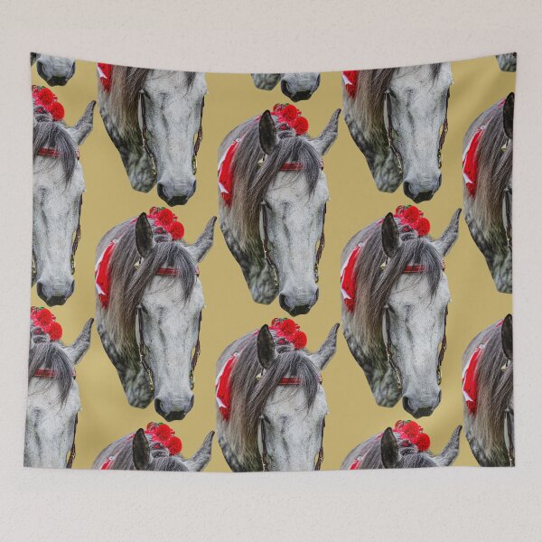 Item preview, Grey Horse with mane decoration designed and sold by Dalyndigital Photography.