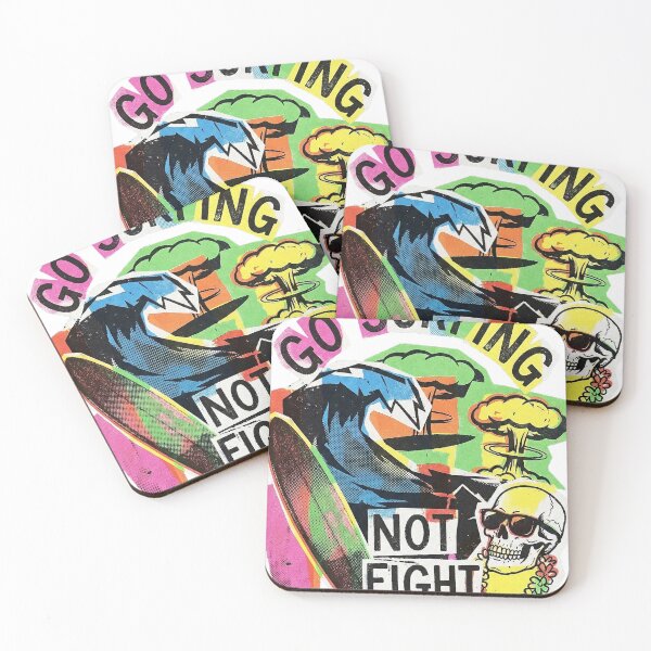 Item preview, Surfing Against War For Peace Beach designed and sold by MasterShong.