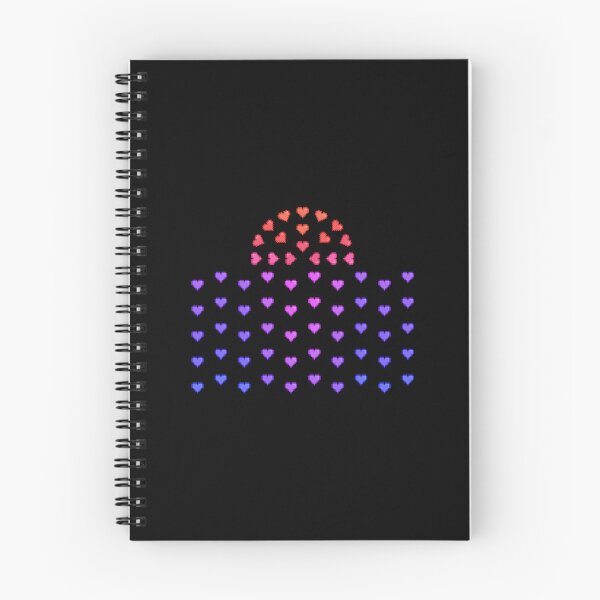Item preview, Sunset Pixel Hearts Ocean Gradient designed and sold by TinyPixelStudio.