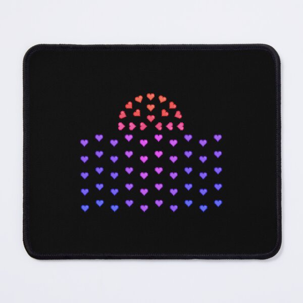 Item preview, Sunset Pixel Hearts Ocean Gradient designed and sold by TinyPixelStudio.