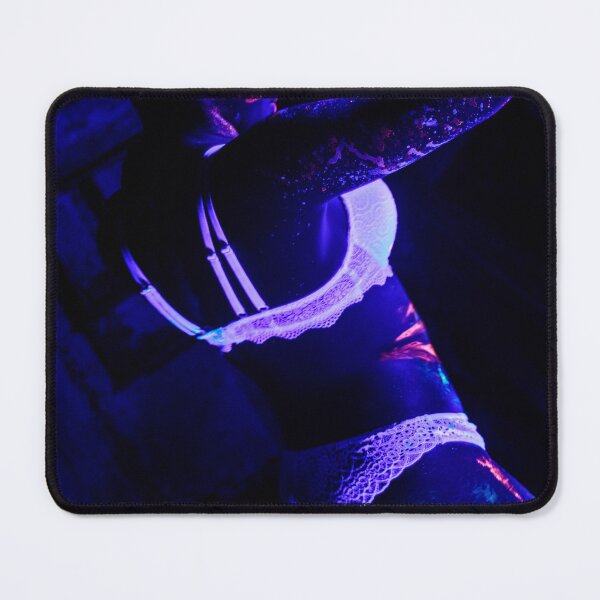 Item preview, Neon Body – UV Light Artistic Portrait designed and sold by TedKentPhoto.