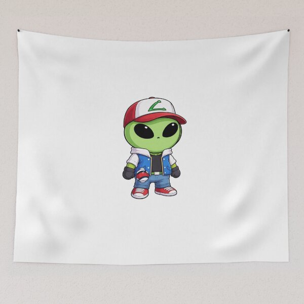 Item preview, Cute Alien Trainer Chibi | Space Creature Gamer Style designed and sold by fedetrev.