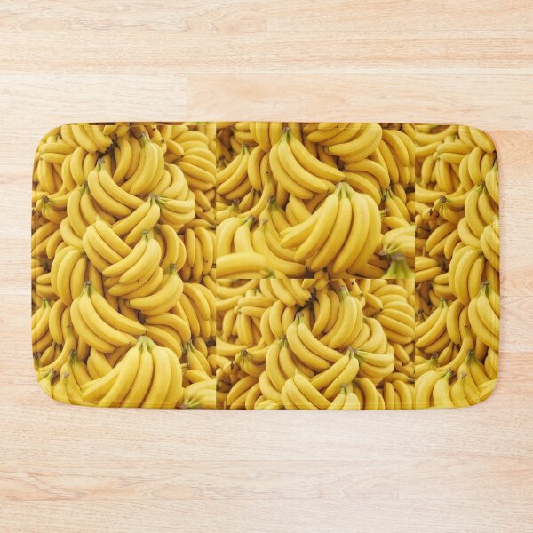 Item preview, Endless Summer Yellow | Ripe Tropical Bananas Cluster | Fruit Lover Pop Art designed and sold by SergioMiklos.