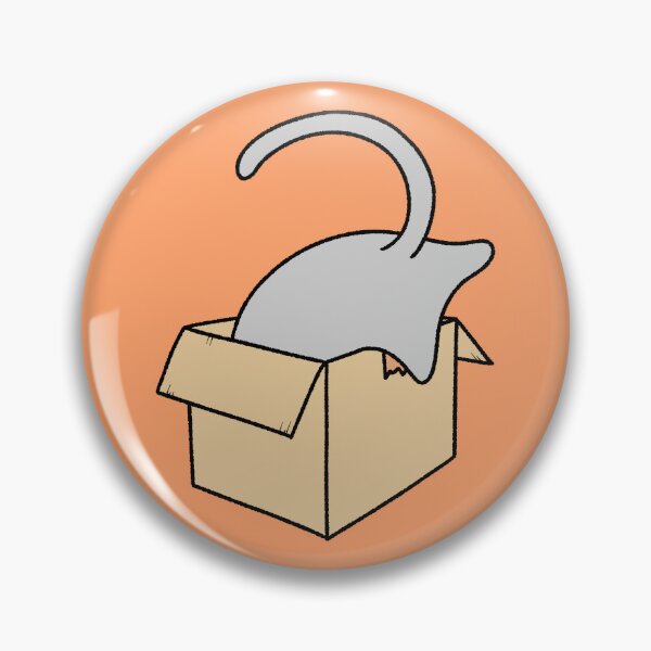 Item preview, Funny Gray Cat Butt in Cardboard Box designed and sold by ubborn.