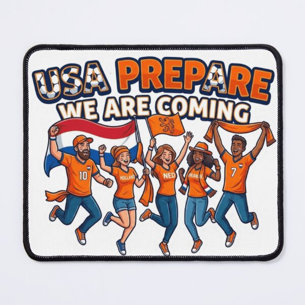 Item preview, Netherlands Soccer Fans 2026 Sticker We Are Coming designed and sold by Imaginarium of Chaos falcon88 .