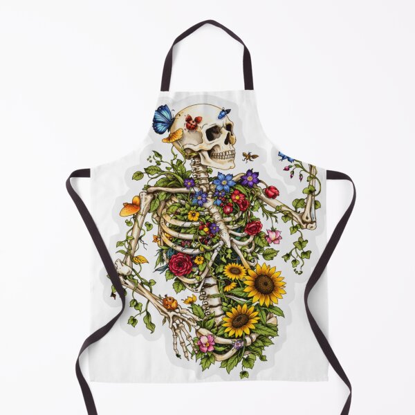Item preview, Floral Skeleton Botanical Art Sticker designed and sold by MiteiArt.