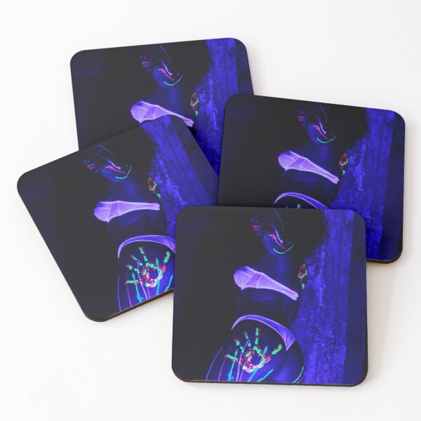 Item preview, Neon Body – UV Light Artistic Portrait designed and sold by TedKentPhoto.