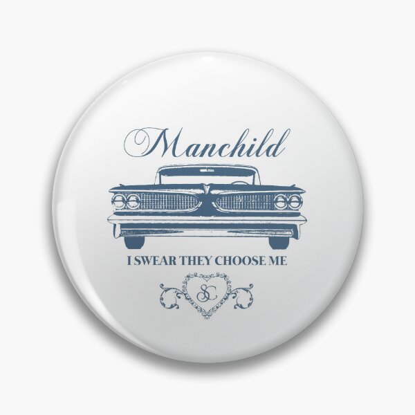 Item preview, Manchild Vintage Car Graphic - Blue Retro Automotive Art / Blonde Pop Icon Vintage Signature designed and sold by Krasnovaovaova.