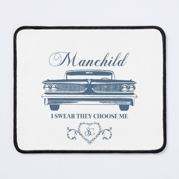 Item preview, Manchild Vintage Car Graphic - Blue Retro Automotive Art / Blonde Pop Icon Vintage Signature designed and sold by Krasnovaovaova.