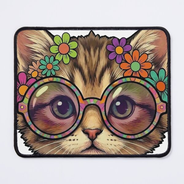 Item preview, Hippie Kitten Cat designed and sold by MasterShong.
