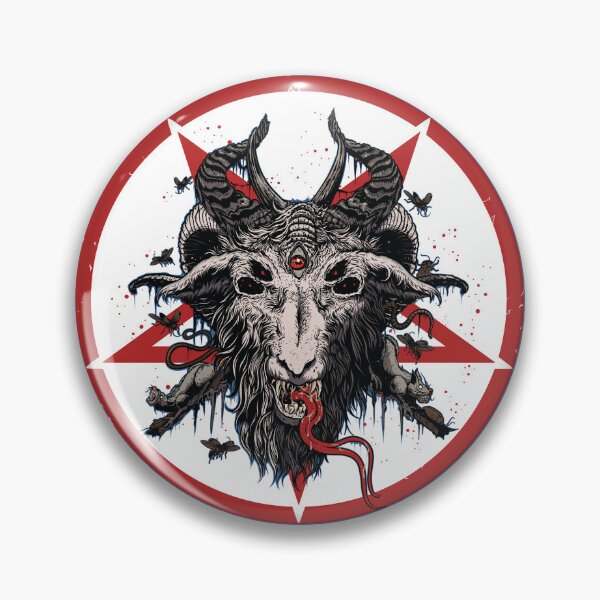 Item preview, Goat Head satanic and rats designed and sold by SEW WHAT.
