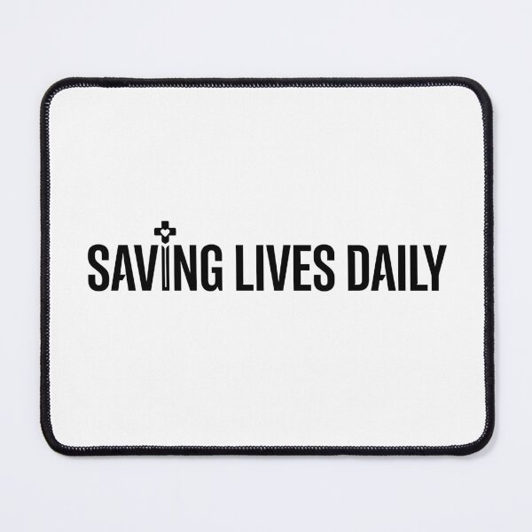 Item preview, Saving Lives Daily - Strong Heroic First Responder Design designed and sold by ModdiesColors.