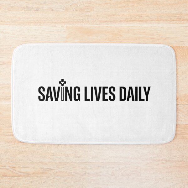 Item preview, Saving Lives Daily - Strong Heroic First Responder Design designed and sold by ModdiesColors.