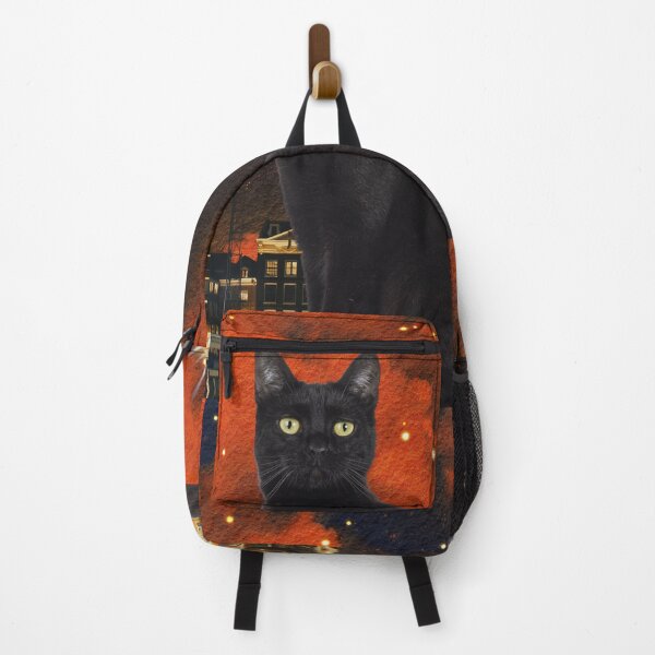 Item preview, Black Cat Under a Cosmic Sky designed and sold by KlossForms.