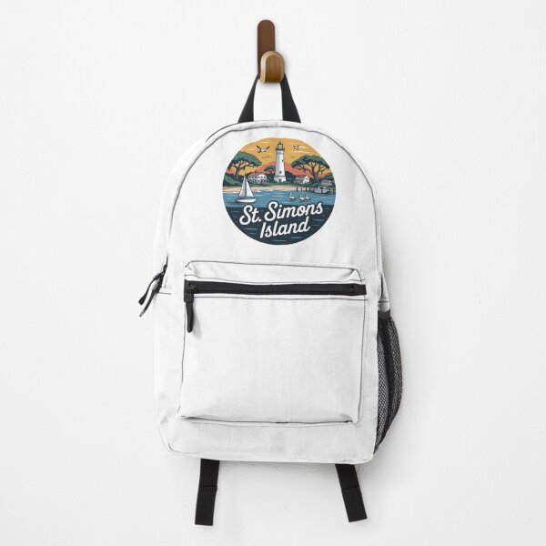 Item preview, St. Simons Island: Coastal Lighthouse Sunset Badge designed and sold by CircinusStore.