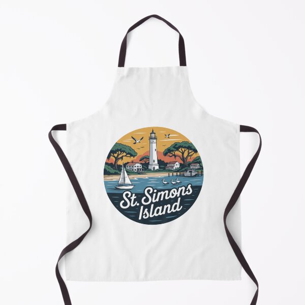 Item preview, St. Simons Island: Coastal Lighthouse Sunset Badge designed and sold by CircinusStore.