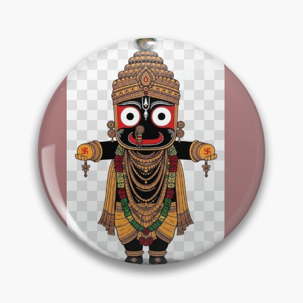 Item preview, Lord Jagannath Hindu Spiritual Sticker PNG designed and sold by SouravDesigns.