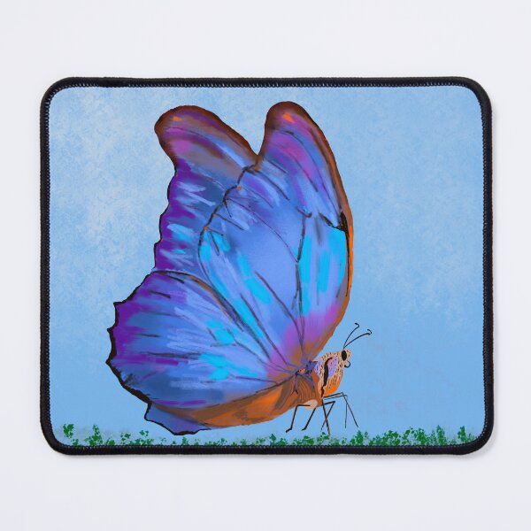 Item preview, Blue and Purple Butterfly Art designed and sold by Grepthor.
