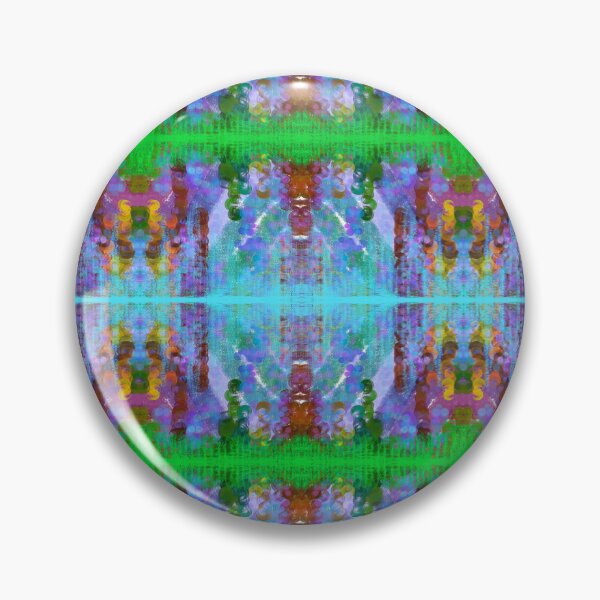 Item preview, Blue‑Green Geometric Pattern with Painterly Texture designed and sold by anamariafischer.