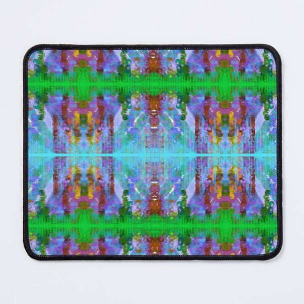 Item preview, Blue‑Green Geometric Pattern with Painterly Texture designed and sold by anamariafischer.