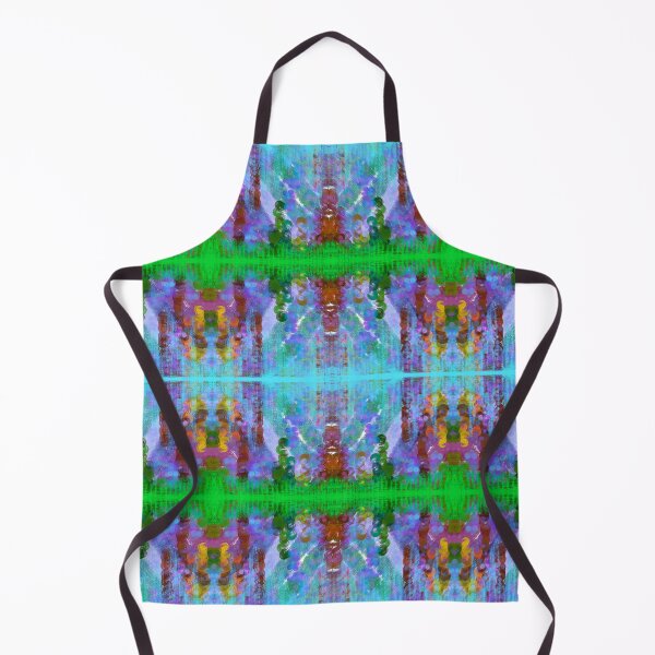 Item preview, Blue‑Green Geometric Pattern with Painterly Texture designed and sold by anamariafischer.