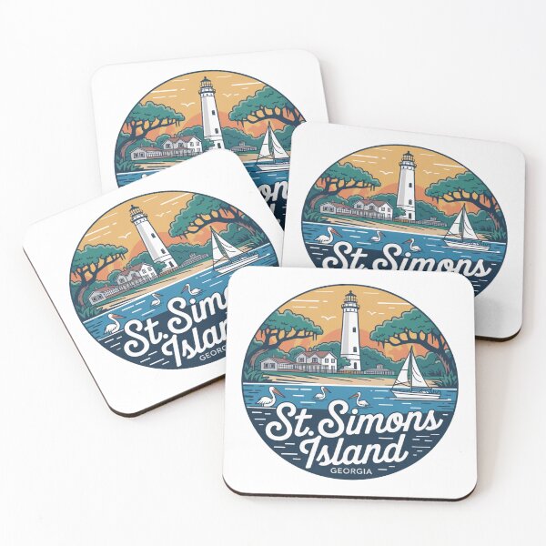 Item preview, St. Simons Island: Coastal Lighthouse Sunset designed and sold by CircinusStore.