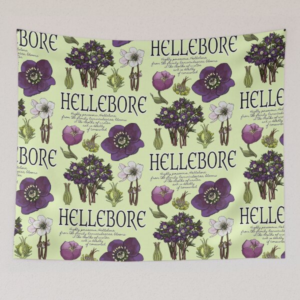 Item preview, Hellebore Botanical designed and sold by Wonderspell Studio.