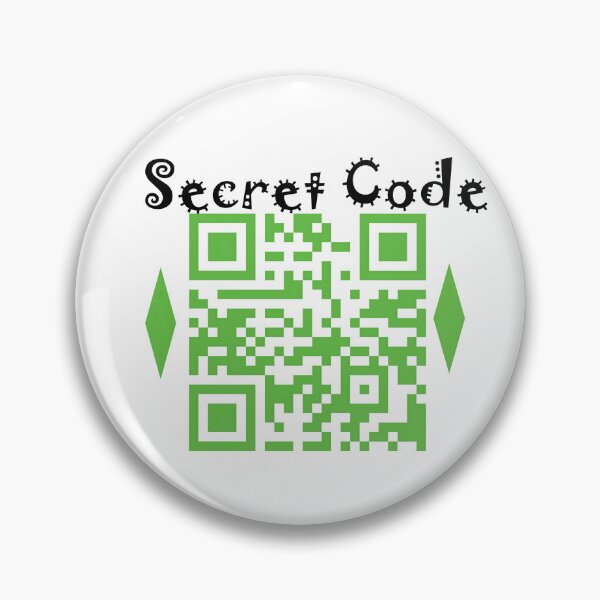 Item preview,  A playful description of your “secret QR code designed and sold by inkioboutique.