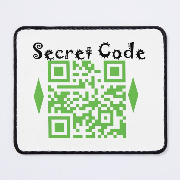 Item preview,  A playful description of your “secret QR code designed and sold by inkioboutique.